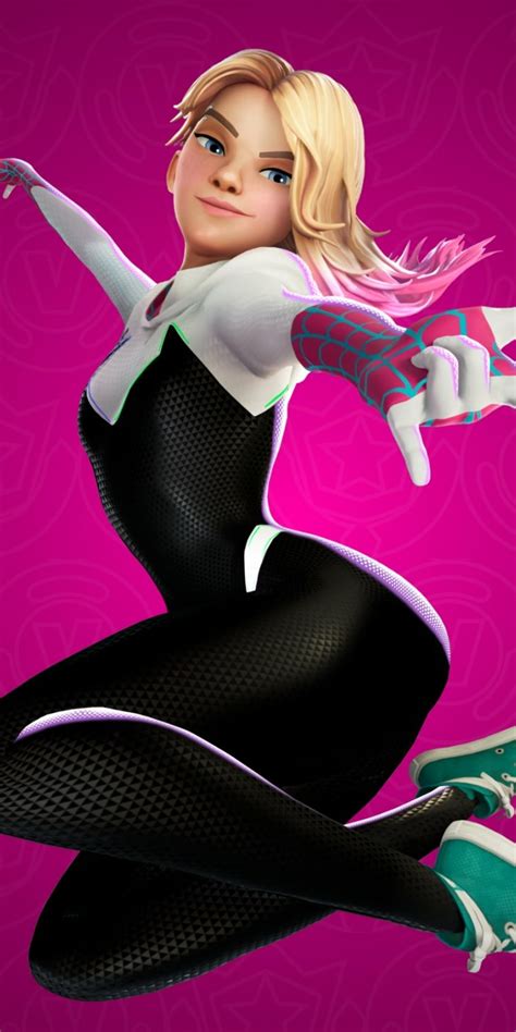 1440x2880 Resolution Spider Gwen without Mask Fortnite 1440x2880 Resolution Wallpaper ...