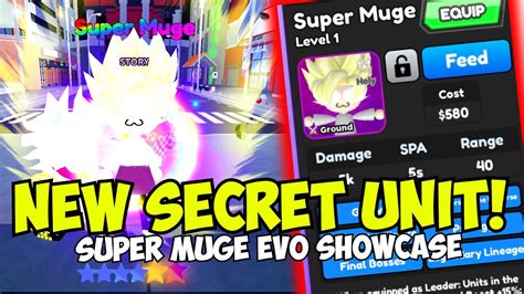 New Secret Super Muge Evolution: OP OR TRASH? | ASTD Showcase - YouTube