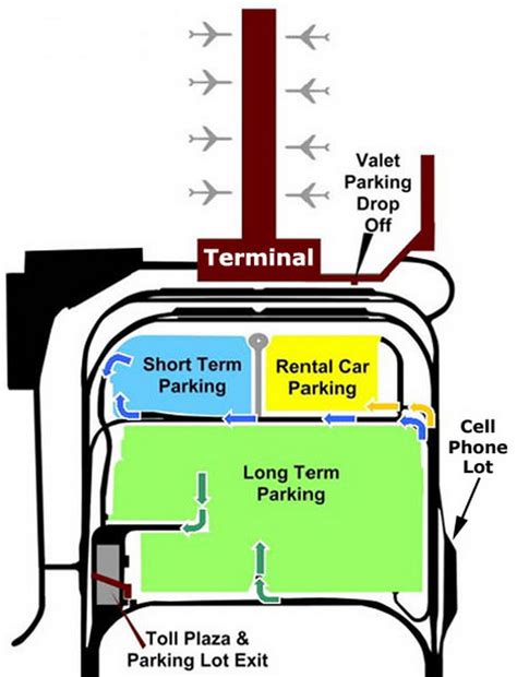 Airport Parking Map - colorado-springs-airport-parking-map.jpg