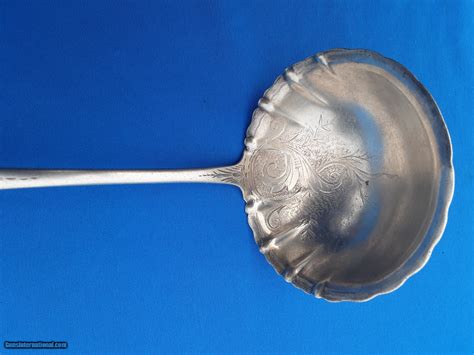 Sterling Silver Ladle w/Confederate Cavalry 36th Virginia Provenance for sale