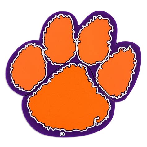 Clemson Paw Print That You Can Print Out - ClipArt Best