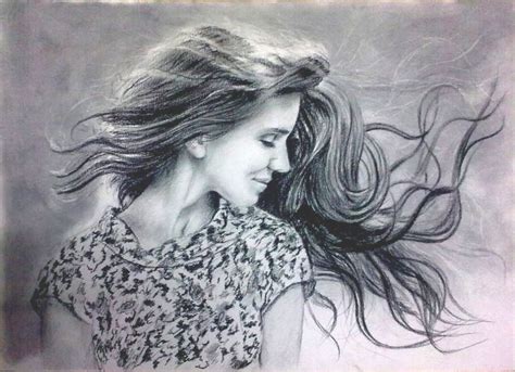 how to draw hair blowing in the wind - Google Search | Hair in the wind ...