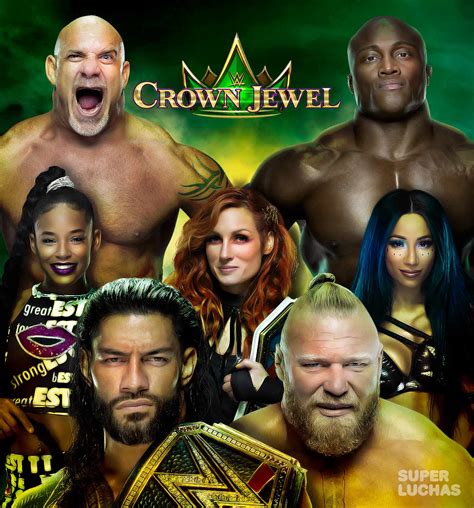 WWE CROWN JEWEL 2021 | Live Results | Roman Reigns Vs. Brock Lesnar - ActionPush