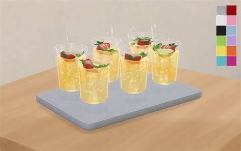 Simple Drink Tray at Veranka » Sims 4 Updates