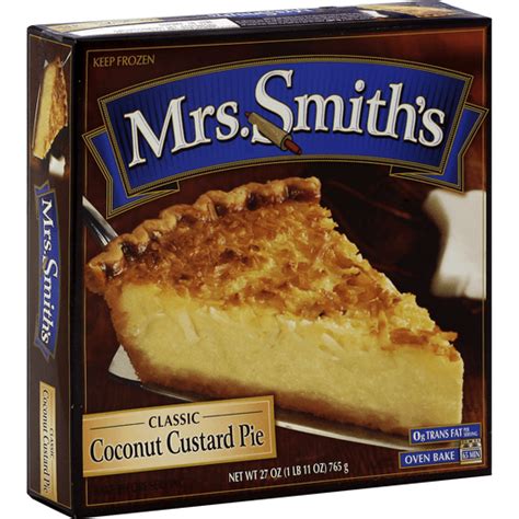 Mrs. Smith's Classic Coconut Custard Pie | Frozen Foods | Price Cutter