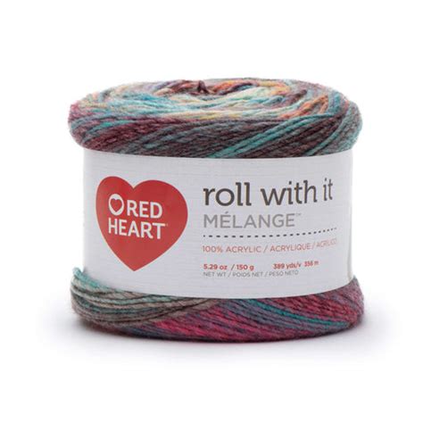 Red Heart Roll With It Melange Yarn | Yarnspirations