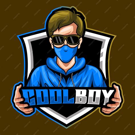 Premium Vector | Cool boy mask, mascot esports logo vector illustration