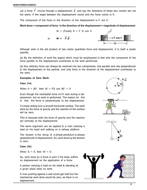 Work Energy and Power Class 11 Physics Notes - IIT JEE | NEET - eSaral