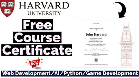 Harvard CS50x offers a course on CS50’s Introduction to Artificial ...