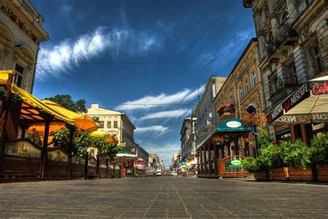 Piotrkowska Street in Lodz, Poland! Longest street in Europe! Arthur Rubinstein, Lodz, Travel ...