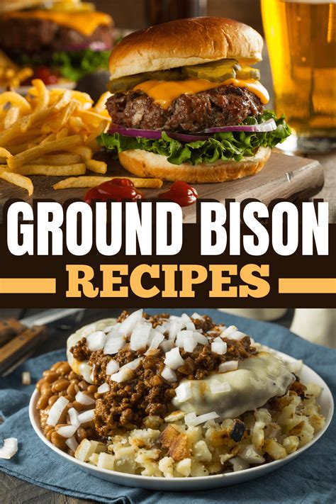 10 Best Ground Bison Recipes | Recipe | Bison recipes, Ground bison ...