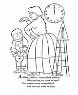 BlueBonkers  Nursery Rhymes Coloring Page Sheets A Diller Dollar sketch template