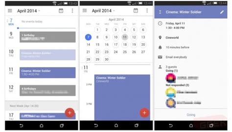 Google Testing New Re-Designed Android Calendar App