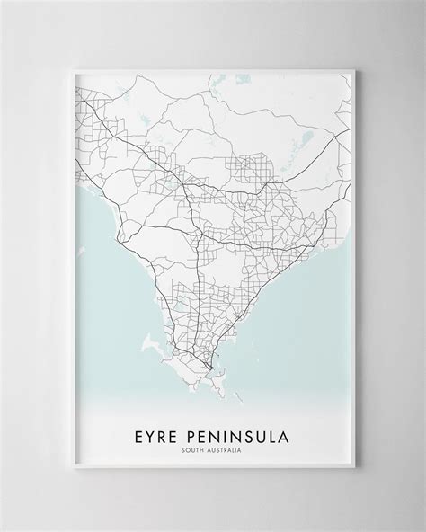 Eyre Peninsula Map Print - Chelsea Chelsea