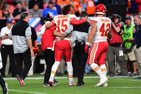 Everything we know about Patrick Mahomes’ injury on Monday morning ...