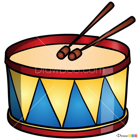 How to Draw Drum, Musical Instruments