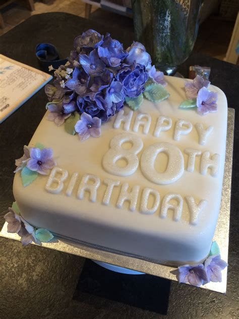 Pin by Claire Tunstall on My Cakes | Happy 80th birthday, Cake, 80th ...