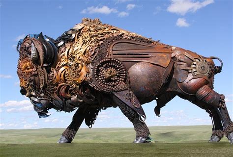 Amazing Metal Animal Sculptures By John Lopez