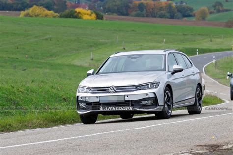 2023 Volkswagen Passat Prototype Hides Sporty Golf Grille Behind Sneaky Disguise | Carscoops