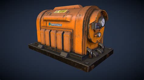 Industrial Electrical Generator - 3D model by Sam Prescott (@sampres) [234e751] - Sketchfab