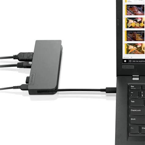 Lenovo Powered USB-C Travel Hub - Docking station - USB-C - VGA, HDMI ...