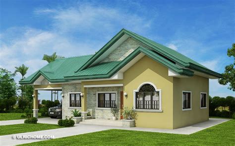 Modern Bungalow House Design With Three Bedrooms - Ulric Home | Modern bungalow house, Bungalow ...
