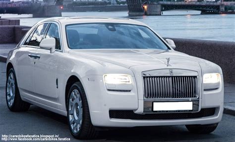 Car & Bike Fanatics: White Rolls Royce Ghost