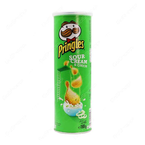 Pringles Sour Cream And Onion Chips 165 g - Buy Online