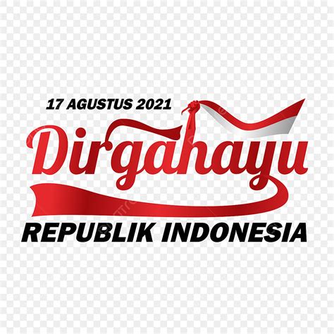 Teks Huruf Dirgahayu Republik Indonesia, Slogan Hut Ri, Tagline Hut Ri, Diskon Kemerdekaan PNG ...