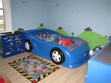 Little Tikes Blue Race Car Toddler Bed | Ann Inspired