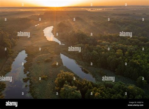 Oxbow lake aerial hi-res stock photography and images - Alamy