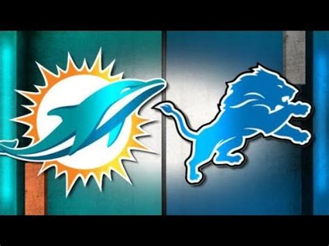 Detroit Lions VS Miami Dolphins 20-16 11/9/14 - YouTube