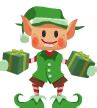 Santa's Elf emoticon | Emoticons and Smileys for Facebook/MSN/Skype/Yahoo