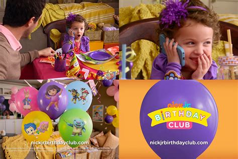 nick jr birthday club commercial - Demetra Elias