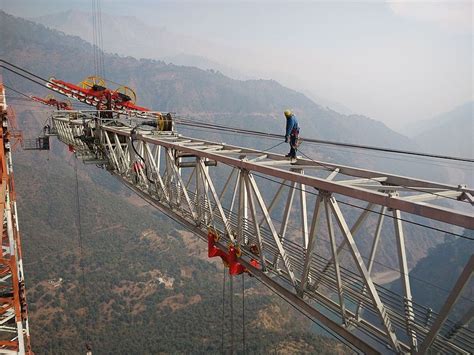 Chenab Bridge, Jammu and Kashmir, India