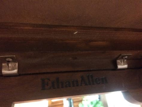 Vintage Sofa Table, Cherry Wood, Ethan Allen Furniture