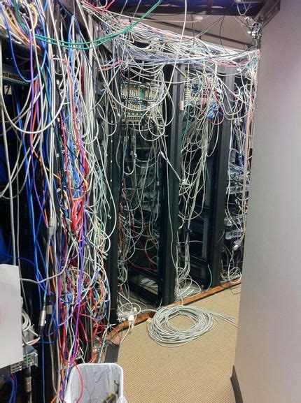 10 Crazy Wiring ideas | server room, structured cabling, cable management