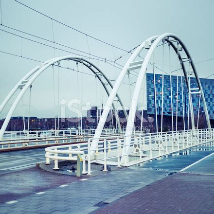 Bridge Over Ij, Amsterdam-Zeeburg Stock Photo | Royalty-Free | FreeImages