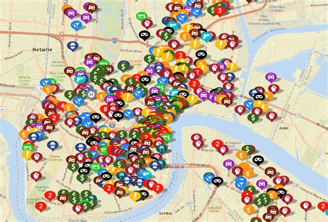 New Orleans Crime Map By Neighborhood - Maps Model Online