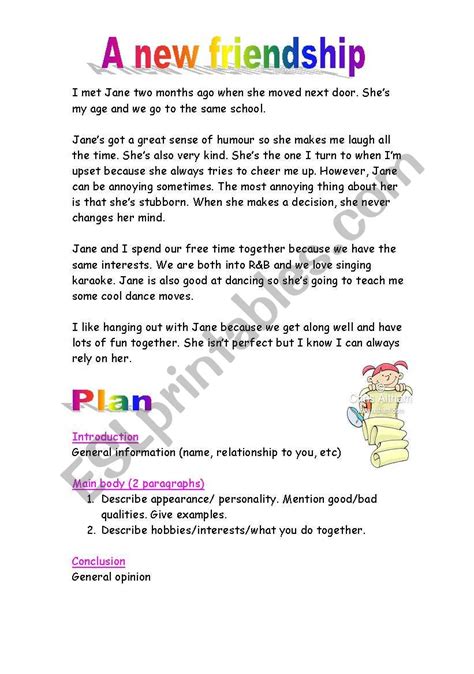 Description of a person - ESL worksheet by Diam