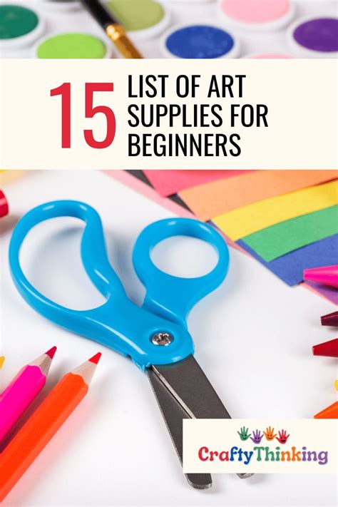 A List of Art Supplies for Beginners - From Pencils to Paintbrushes ...