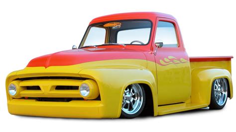 Custom 1955 Ford F-100 HD desktop wallpaper : Widescreen : High ...