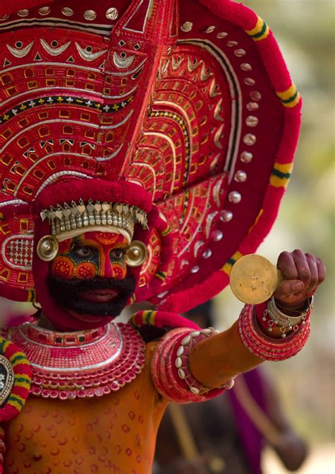 Man Dressed For Theyyam Ritual With Traditional Painting O… | Flickr