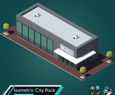 ArtStation - Isometric City | Game Assets