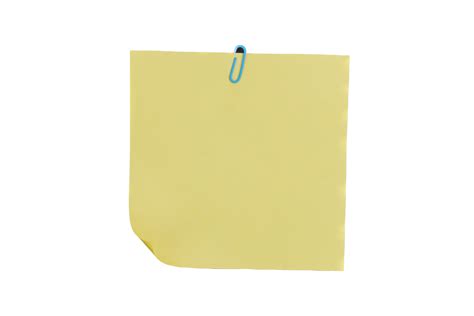 Sticky Note Paper Transparent 22299297 PNG