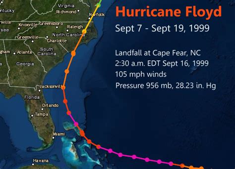 Hurricane Floyd: September 16, 1999