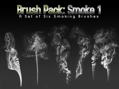 Smoke Brushes - Six by PerpetualStudios on DeviantArt