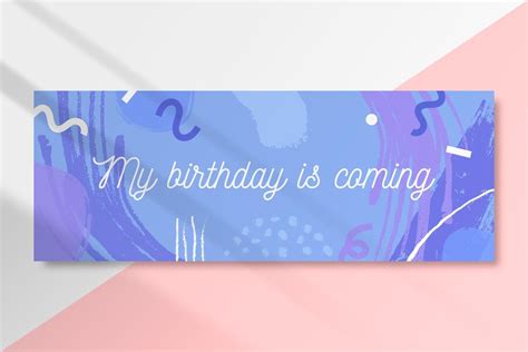 Free Vector | Birthday facebook cover template