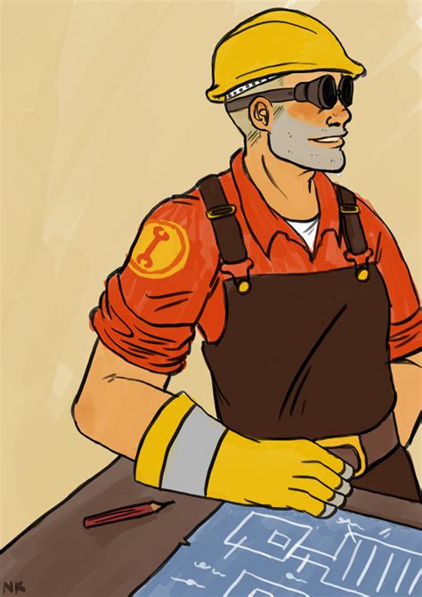 TF2 Engineer by NoisyKid on DeviantArt