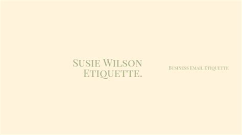 Business Email EtiquetteRefining your communication etiquette tips for ...